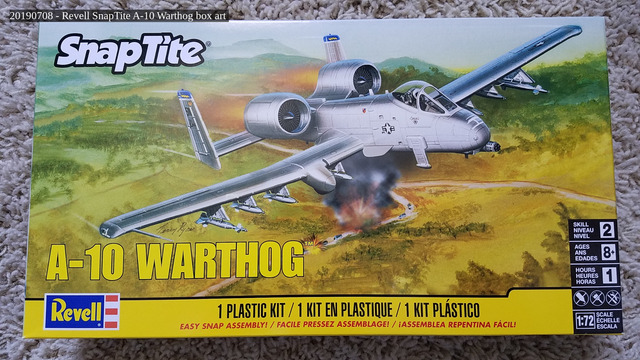 Revell SnapTite A-10 Warthog box art