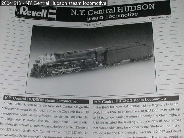 Hudson steam loco
