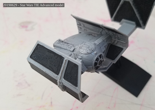 Star Wars TIE Advanced model