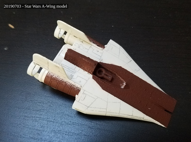 Star Wars A-Wing model