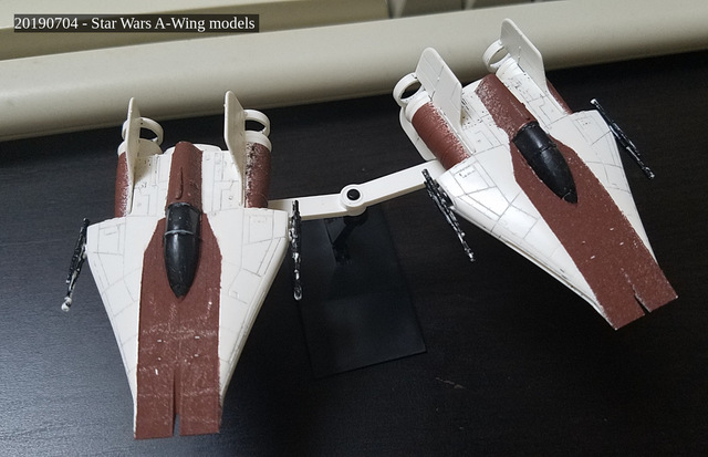 Star Wars A-Wing models