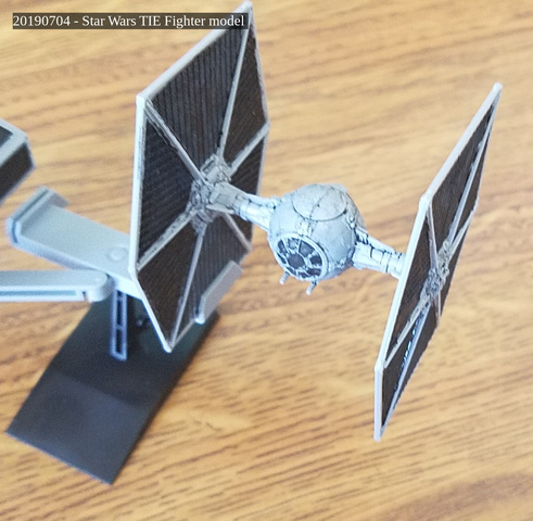 Star Wars TIE Fighter model