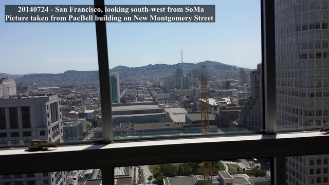 San Francisco, looking south-west from SoMa