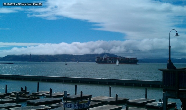 SF bay from Pier 39