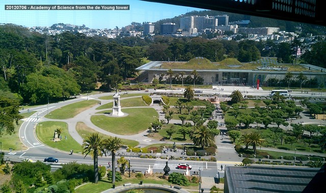 Academy of Science from the de Young tower